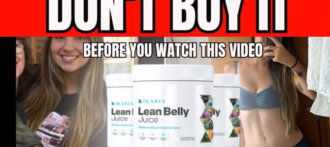 Ikaria Lean Belly Juice Reviews side effects (trustworthy or fake)!